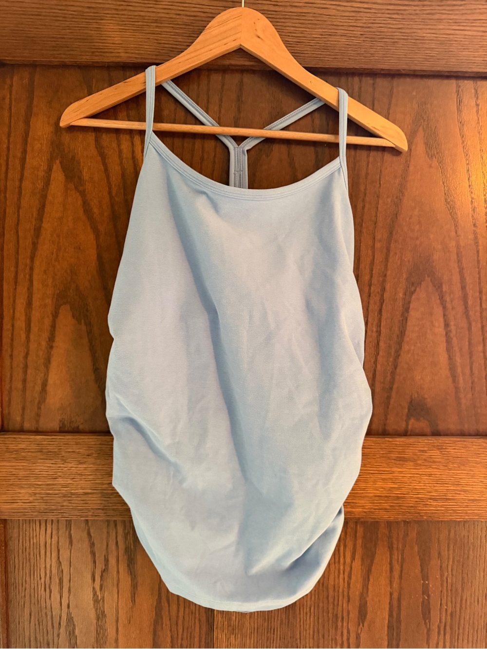 Beyond the Bump Light Blue Maternity Tank Top